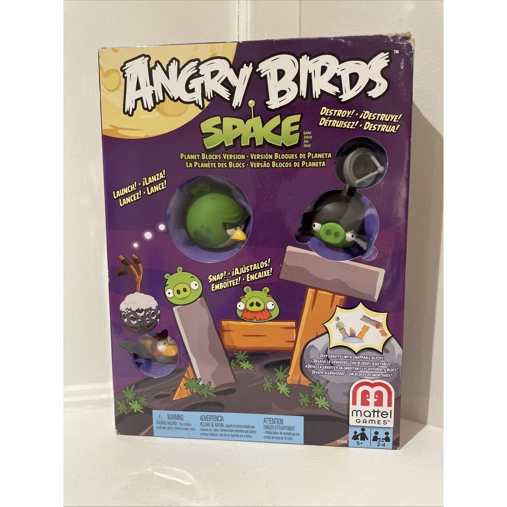 Angry Birds Space Planet Block Version Game 2012 Launch Toy Mattel New Read
